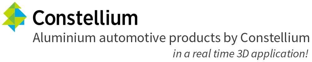 Aluminium automotive products by Constellium in a real-time 3D application!